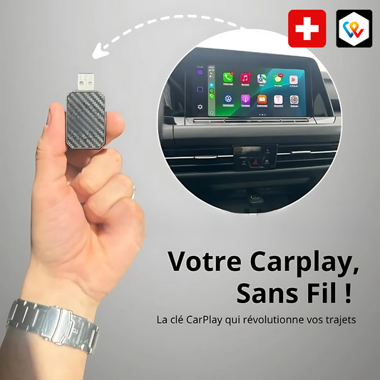 Adaptateur CarPlay & Android Auto Sans Fil – Compatible USB Universel