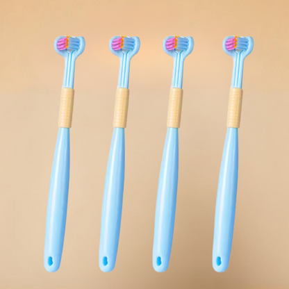 (4 Stück) TripleBrush für Kinder 1-14 Jahre